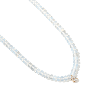 MOON OPAL GAIA NECKLACE - COLLARES - Malandra Jewelry - LNC1