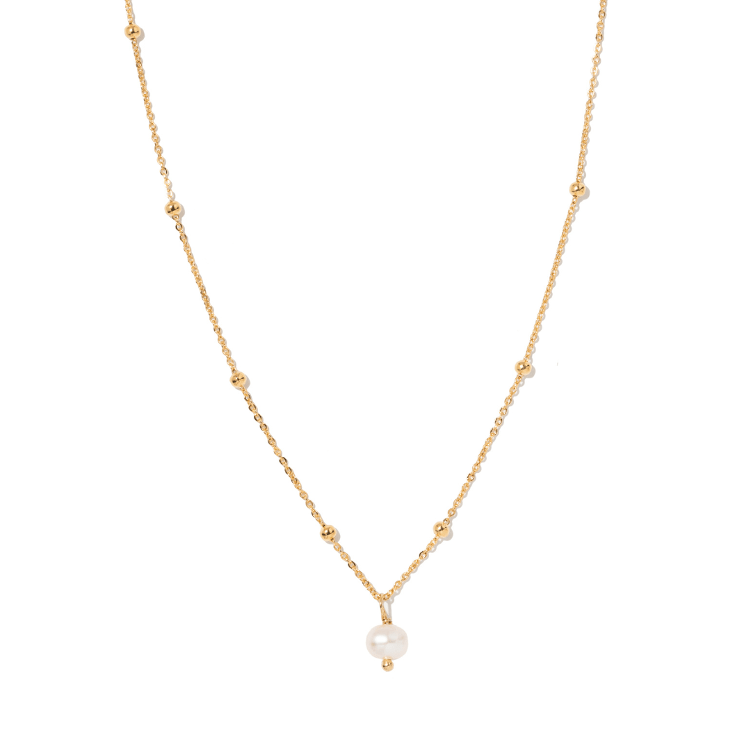 MOON PEARL NECKLACE - COLLARES - Malandra Jewelry - TC2406