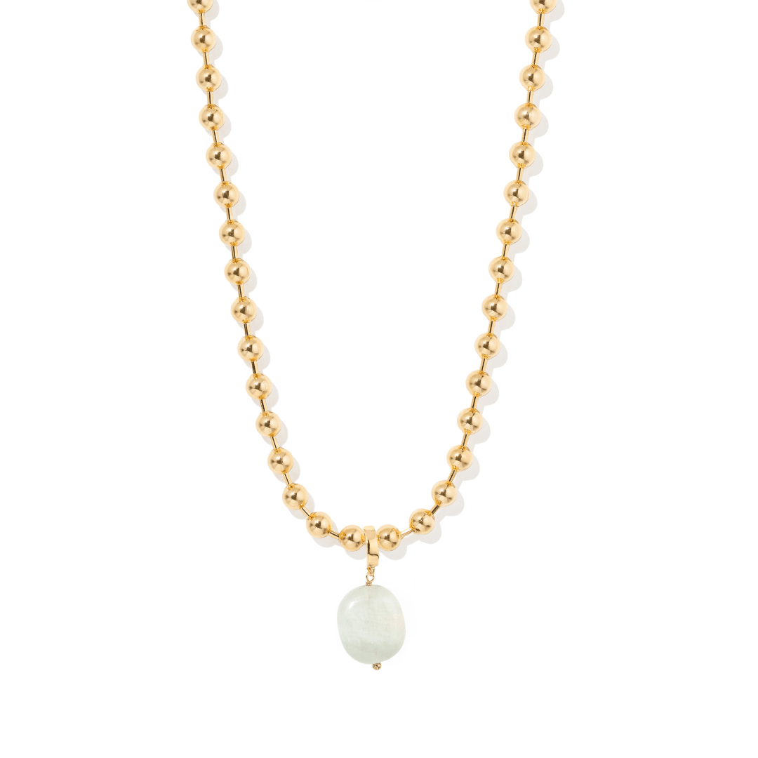 MORGANITE BEADED NECKLACE - COLLARES - Malandra Jewelry - TC2301 / EYHC13