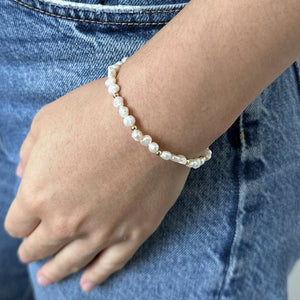 NACRE GLOW PEARL BRACELET - PULSERAS - Malandra Jewelry - TP2411