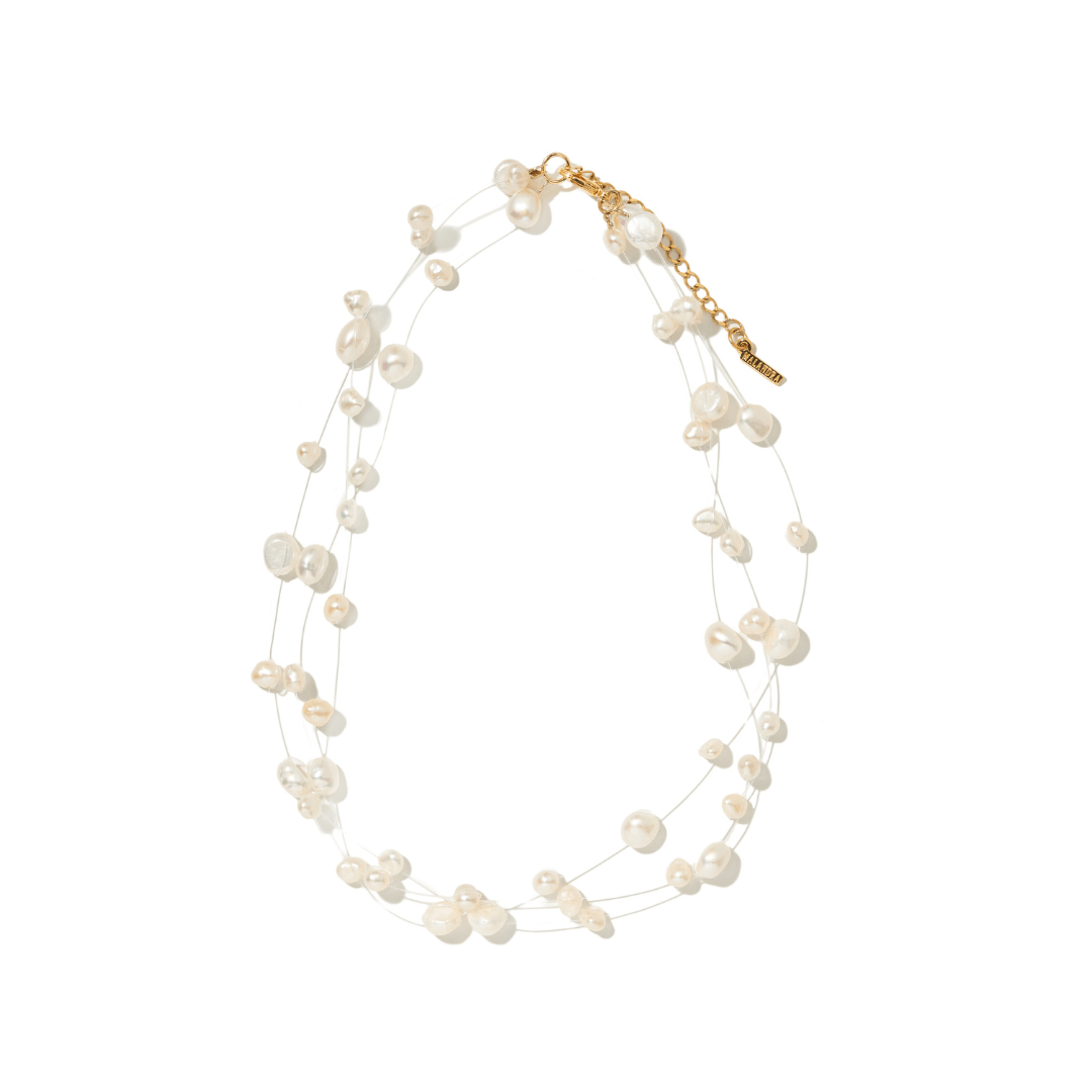 NUDE PEARL DREAM NECKLACE - COLLARES - Malandra Jewelry - TC2141