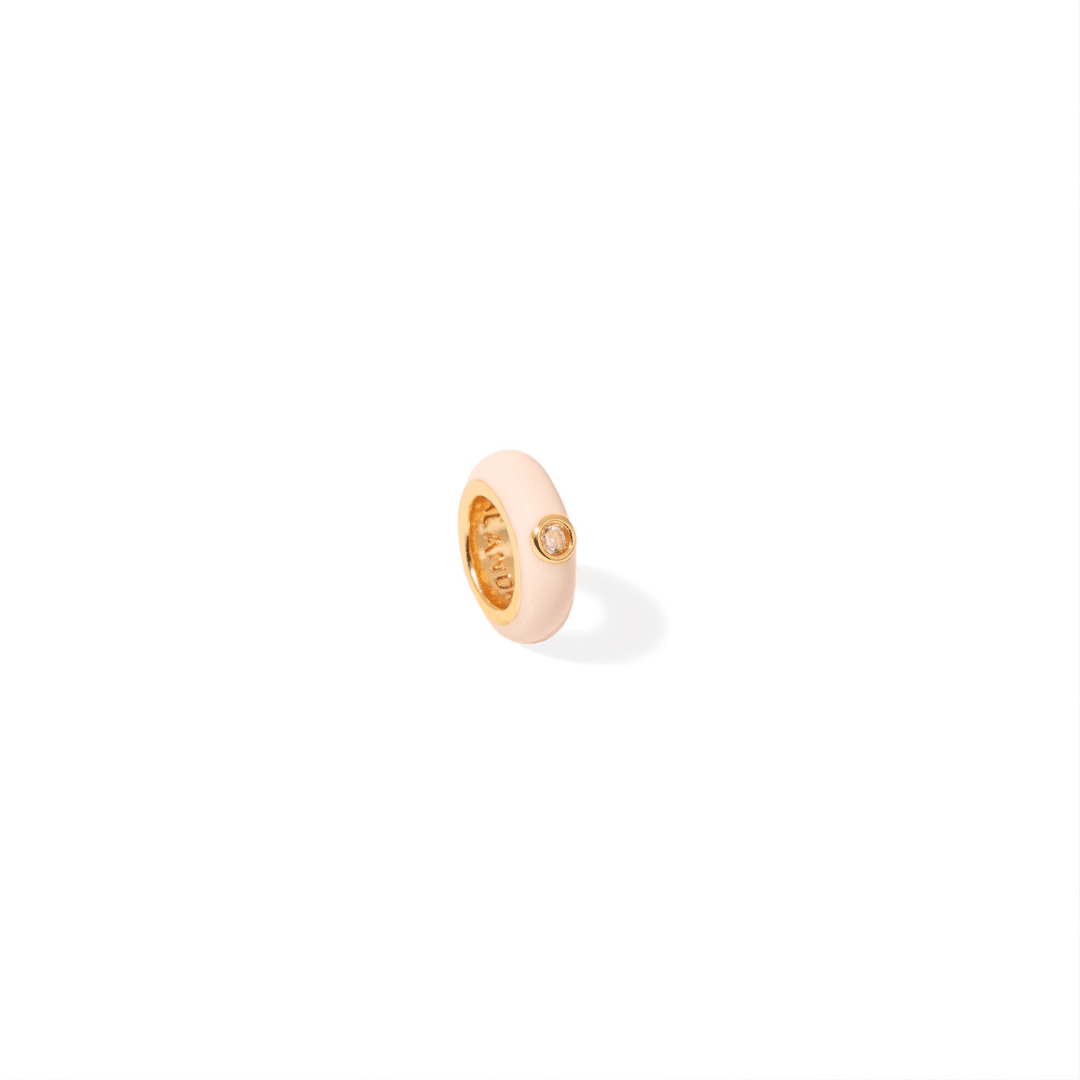 NUDE PINK GLOW CHARM - DIJES - Malandra Jewelry - EYHD165-"Model 6 " NUDE PINK