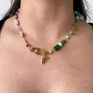 OASIS HARMONY INITIAL NECKLACE - COLLARES - Malandra Jewelry - TC2417.A