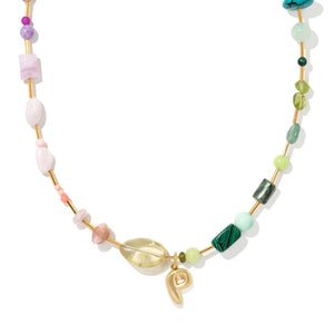 OASIS HARMONY INITIAL NECKLACE - COLLARES - Malandra Jewelry - TC2417.A