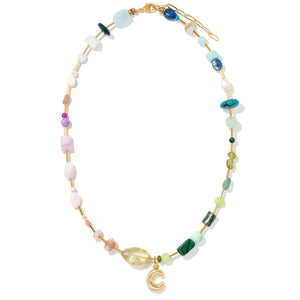 OASIS HARMONY INITIAL NECKLACE - COLLARES - Malandra Jewelry - TC2417.C