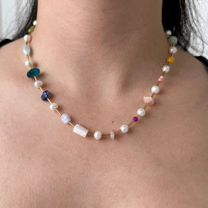 OASIS OCEAN MIST NECKLACE - COLLARES - Malandra Jewelry - TC2420
