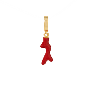 Ocean Red Coral Charm - DIJES - Malandra Jewelry - TD2612