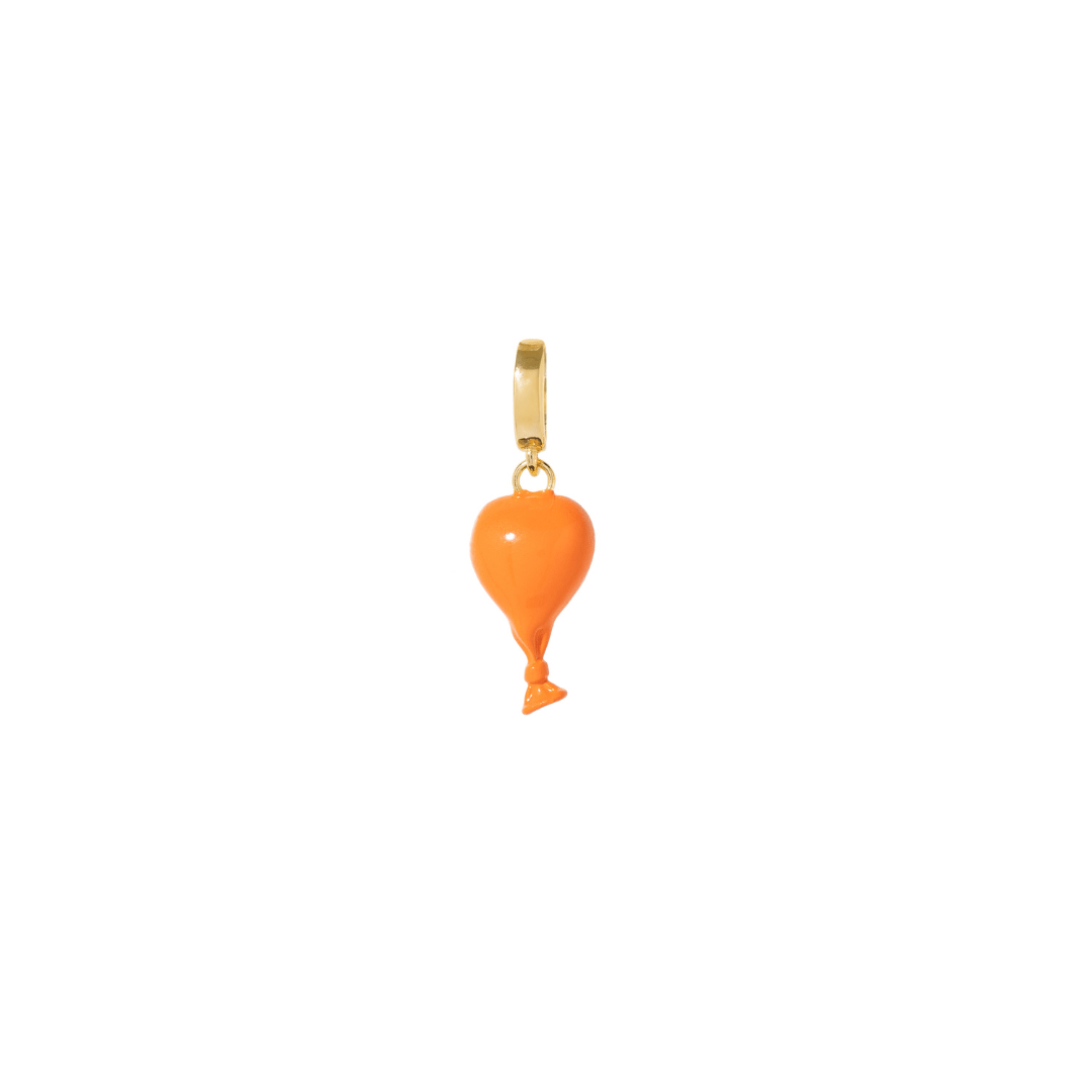 ORANGE BALLON CHARM - DIJES - Malandra Jewelry - EYHD117-3D BALLON