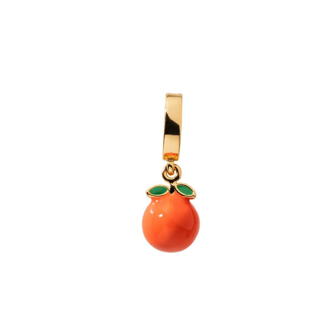 ORANGE CHARM - DIJES - Malandra Jewelry - EYHD23 - HP09