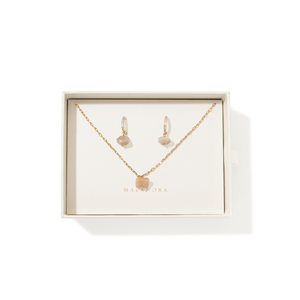 ORANGE MOONSTONE GIFT SET - SETS DE REGALO - Malandra Jewelry - SET196-TC2272/TA2215