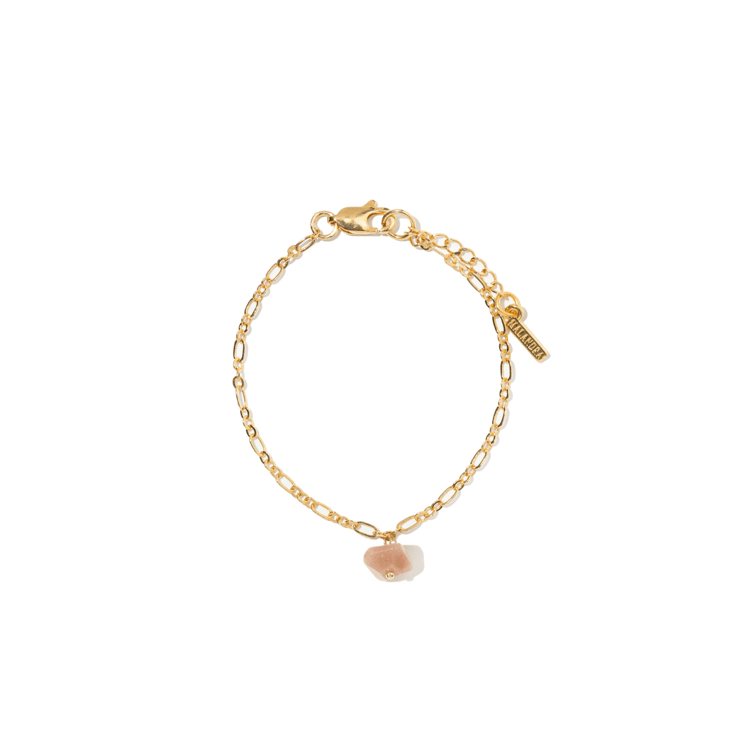 ORANGE MOONSTONE GRATITUDE BRACELET - PULSERAS - Malandra Jewelry - TP2213