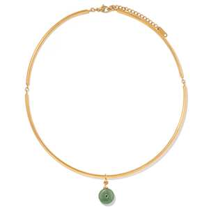 ORB AVENTURINE GAIA CHOKER - COLLARES - Malandra Jewelry - TC2430