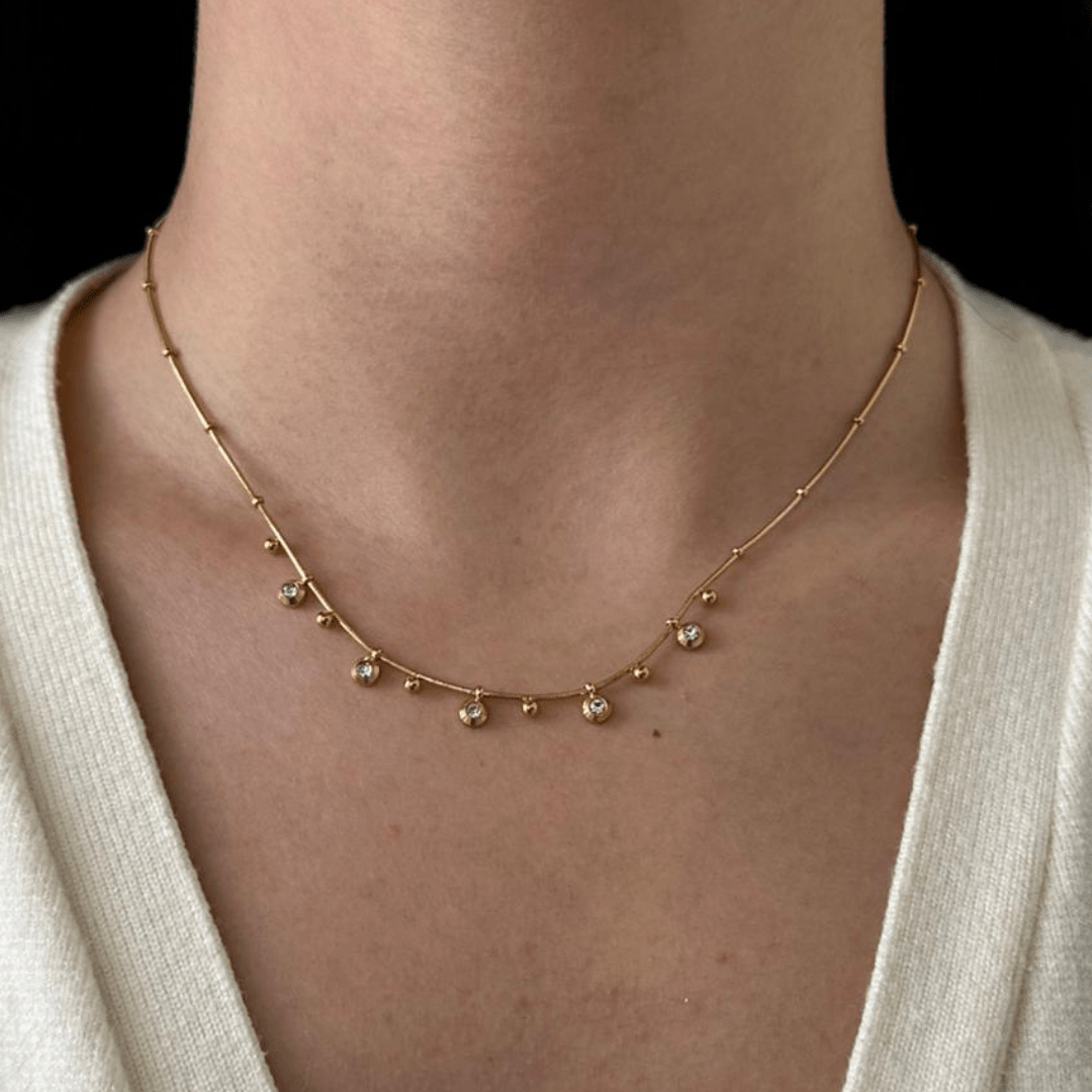 ORBIT DROP NECKLACE - COLLARES - Malandra Jewelry - EUWC372-JDNW2409003