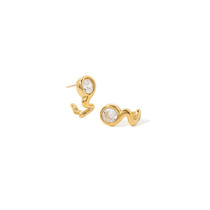 ORBIT GLEAM EARRINGS - ARETES - Malandra Jewelry - EUWA351-JDE0311120
