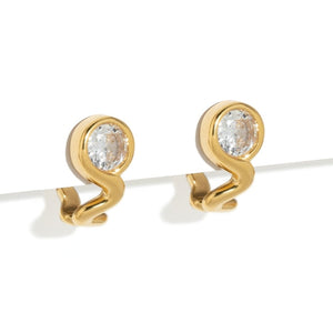 ORBIT GLEAM EARRINGS - ARETES - Malandra Jewelry - EUWA351-JDE0311120