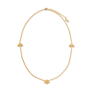 ORCHID BLOOM DELICATE NECKLACE - COLLARES - Malandra Jewelry - ICC569
