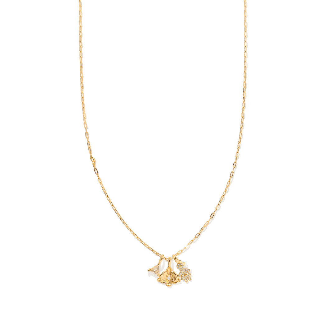 ORCHID BLOOM GLOW NECKLACE - COLLARES - Malandra Jewelry - ICC570