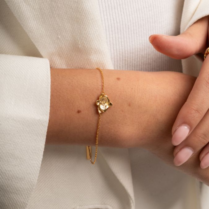 ORCHID GLOW BRACELET - PULSERAS - Malandra Jewelry - EYHP192