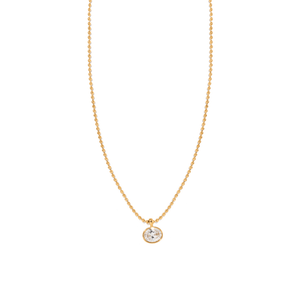 OVAL BEADED GLOW NECKLACE - COLLARES - Malandra Jewelry - EUWC410-JDN0311254