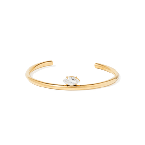 OVAL GLOW GOLD BRACELET - ARETES - Malandra Jewelry - EUWP377-JDB0307047