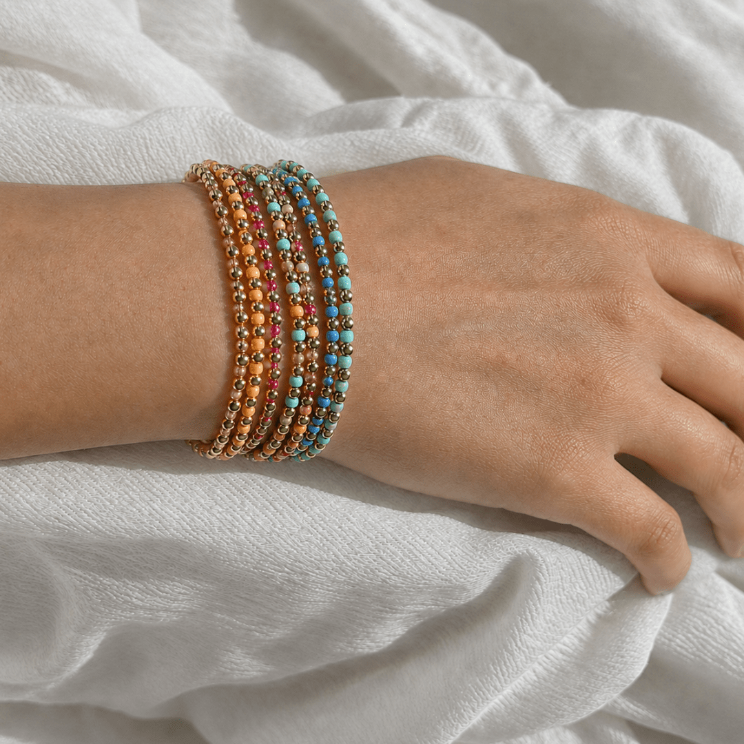 Peach Glow Bracelet - PULSERAS - Malandra Jewelry - TP2499