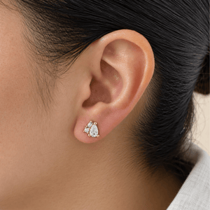 Pear Glow Gold Piercing - ARETES - Malandra Jewelry - ZTA47-EGD2648