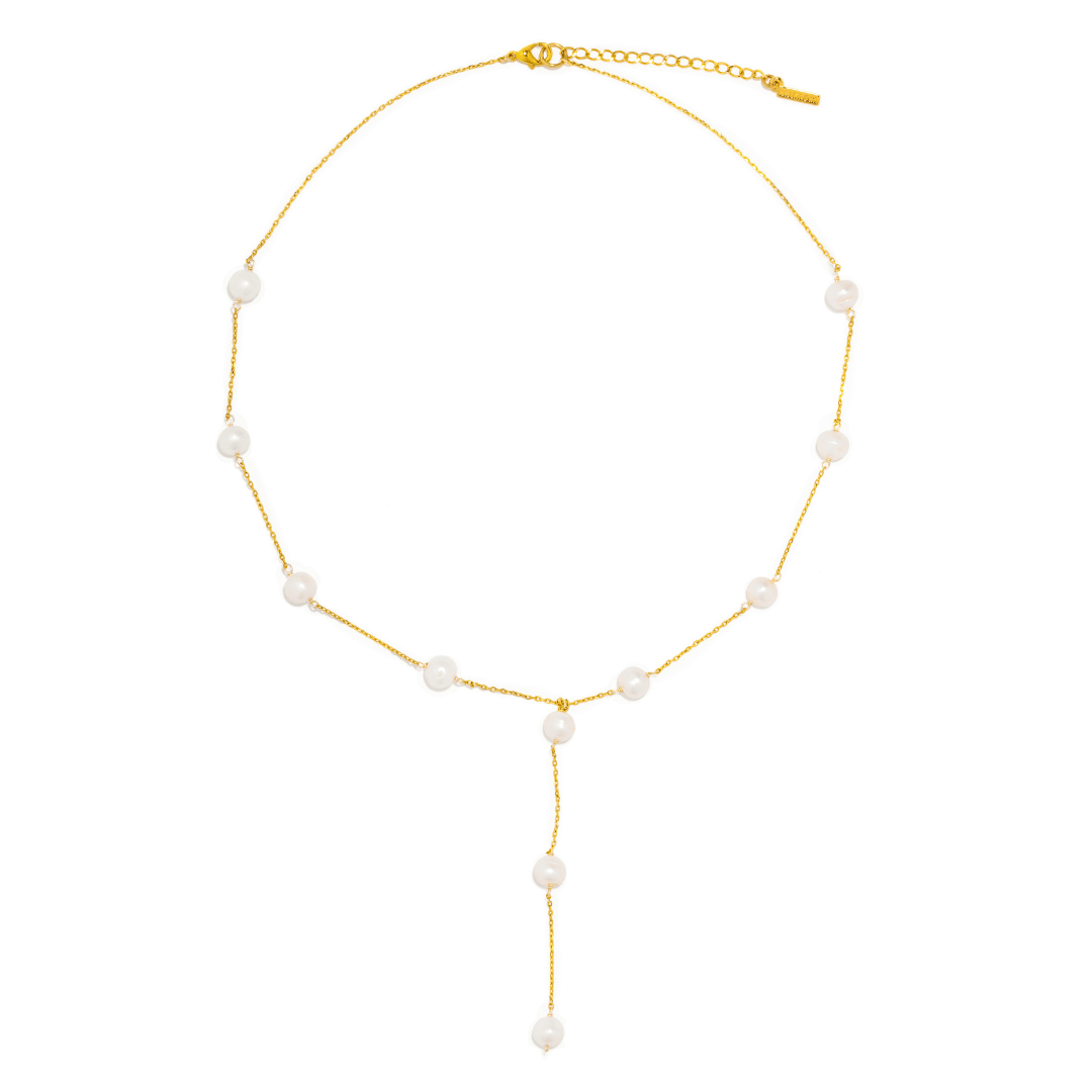 PEARL BEAM NECKLACE - COLLARES - Malandra Jewelry - TC2034