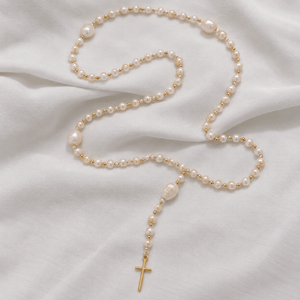 PEARL BLESSING ROSARY - ACCESORIOS - Malandra Jewelry - TC2511