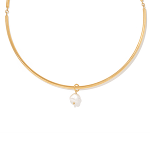 Pearl Gaia Choker - COLLARES - Malandra Jewelry - TC2566