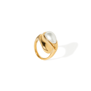 PEARL MUSE RING - ANILLOS - Malandra Jewelry - EUWR272-JDR0111007-WT
