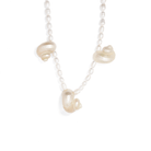 PEARL RESORT THREE SHELL NECKLACE - COLLARES - Malandra Jewelry - TC1879