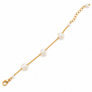 PEARL SKIP DOTS BRACELET - PULSERAS - Malandra Jewelry - TP663