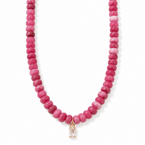Peony Jasper Gaia Necklace - COLLARES - Malandra Jewelry - TC2691