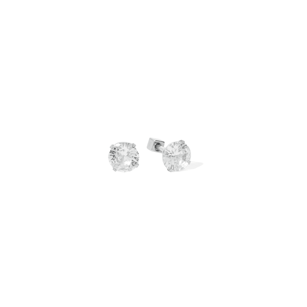 PETITE RADIANCE STUDS 7MM - ARETES - Malandra Jewelry - AA1565-T74027