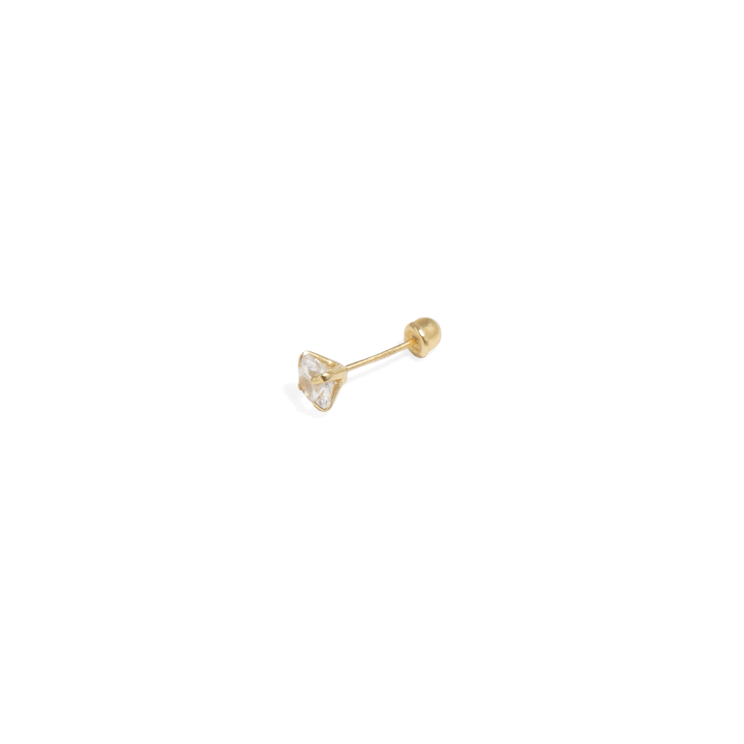 PIERCING CIRCONIA 4 MM PARA PERFORAR - ARETES - Malandra Jewelry - KRA35-JBR22714K
