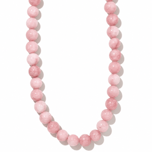 PINK CHALCEDONY TERRA NECKLACE - COLLARES - Malandra Jewelry - TC2450