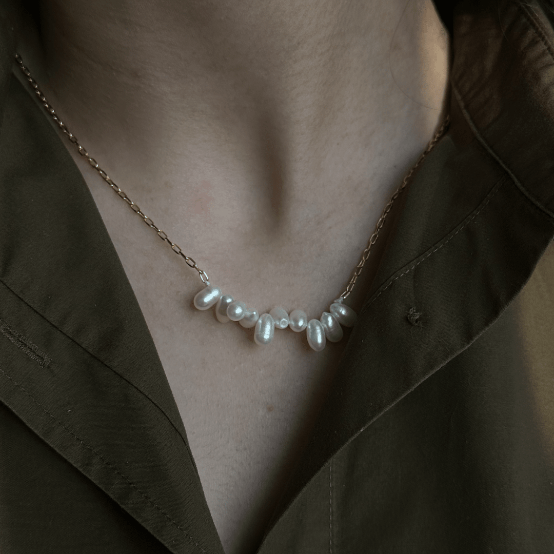 PURE LOVE PEARL NECKLACE - COLLARES - Malandra Jewelry - TC2320