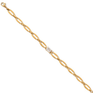 RADIANT CENTER LINK BRACELET - PULSERAS - Malandra Jewelry - EUWP446-JDB0307035