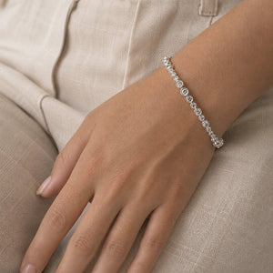 RADIANT GLOW TENNIS BRACELET - PULSERAS - Malandra Jewelry - FBP538-1EPU0271-1PP-4