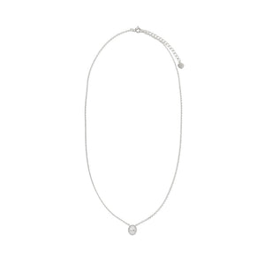 RADIANT SPARK OVAL NECKLACE - COLLARES - Malandra Jewelry - FBC531-1EJG0015-1PP-4