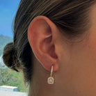 RADIENT SPARK CHARM HUGGIES - ARETES - Malandra Jewelry - AA1384 - D43781