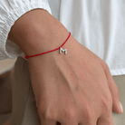 RED INITIAL BRACELET - PULSERAS - Malandra Jewelry - TP2121.A