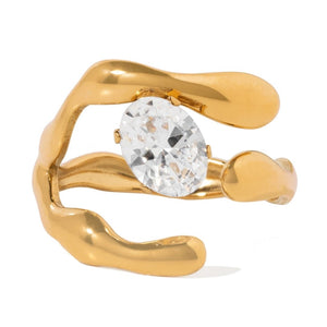 REGAL LUSTER ORBIT RING - ANILLOS - Malandra Jewelry - EUWR520-JDR0104024