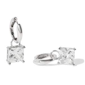 REGAL LUXE SILVER HUGGIES - ARETES - Malandra Jewelry - ZOA45.P-N13291A8Z