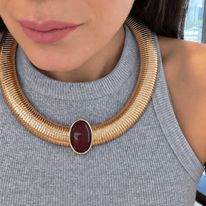 Roma Gold Necklace - COLLARES - Malandra Jewelry - LKC1
