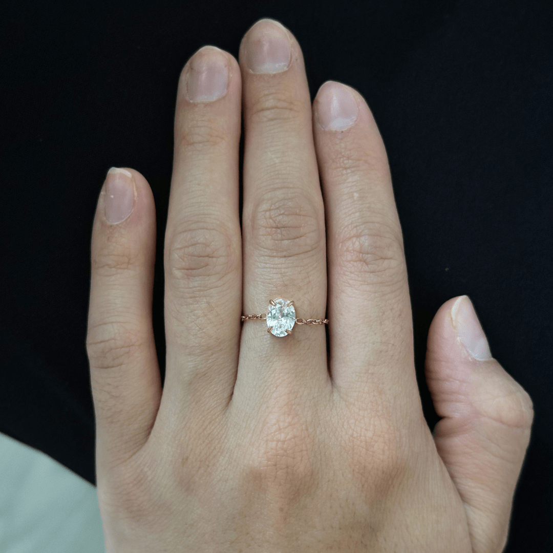 ROUND ZIRCONIA CHAIN RING - ANILLOS - Malandra Jewelry - EUWR394-JDR0312205-3