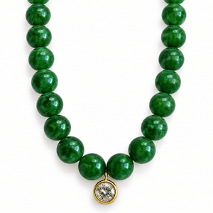 Royal Jade Gaia Necklace - COLLARES - Malandra Jewelry - TC2679