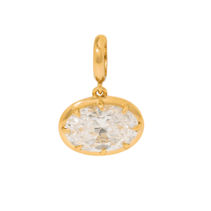 Royale Oval Charm - DIJES - Malandra Jewelry - LSD18-HC58382G