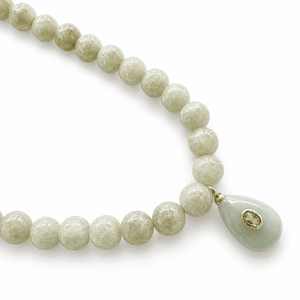 Sage Jade Gaia Necklace - COLLARES - Malandra Jewelry - TC2620