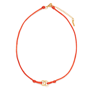 Scarlet Interlock Necklace - COLLARES - Malandra Jewelry - TC2684